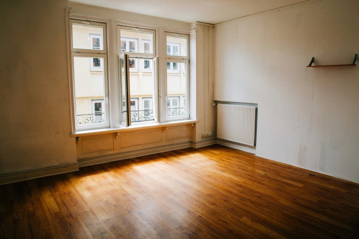 Huurwoning vóór het mutatieonderhoud